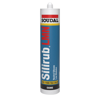 Soudal Silirub LMN Neutral Cure Building Silicone RAL 9001 Cream White