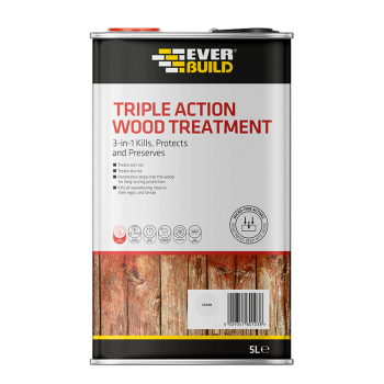 Everbuild Triple Action Wood Treatment 5 Litre