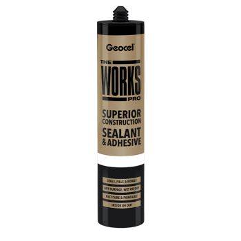 Geocel The Works Pro Superior Construction Sealant Adhesive Oak