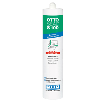 OTTO-CHEMIE OTTOSEAL S100 Premium Bathroom Silicone Asphalt Grey C808
