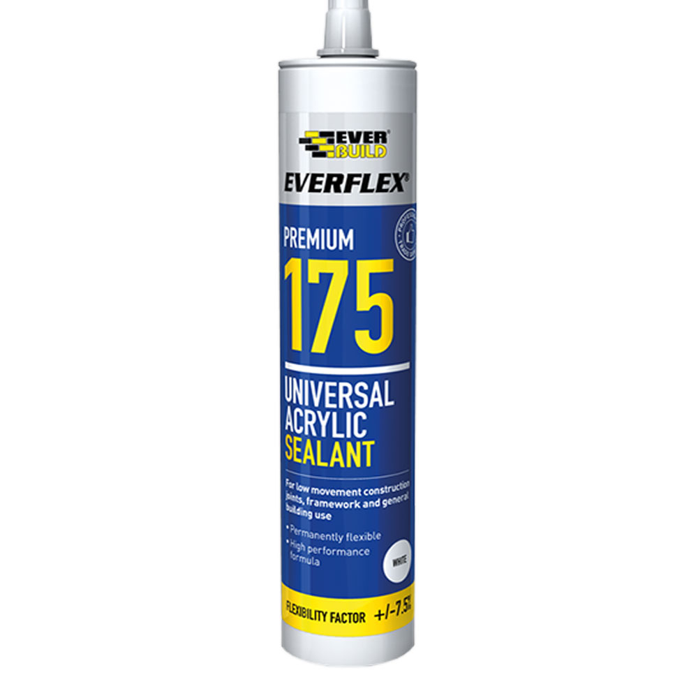 Everbuild Everflex 175 Universal MultiPurpose Acrylic Sealant Sealants