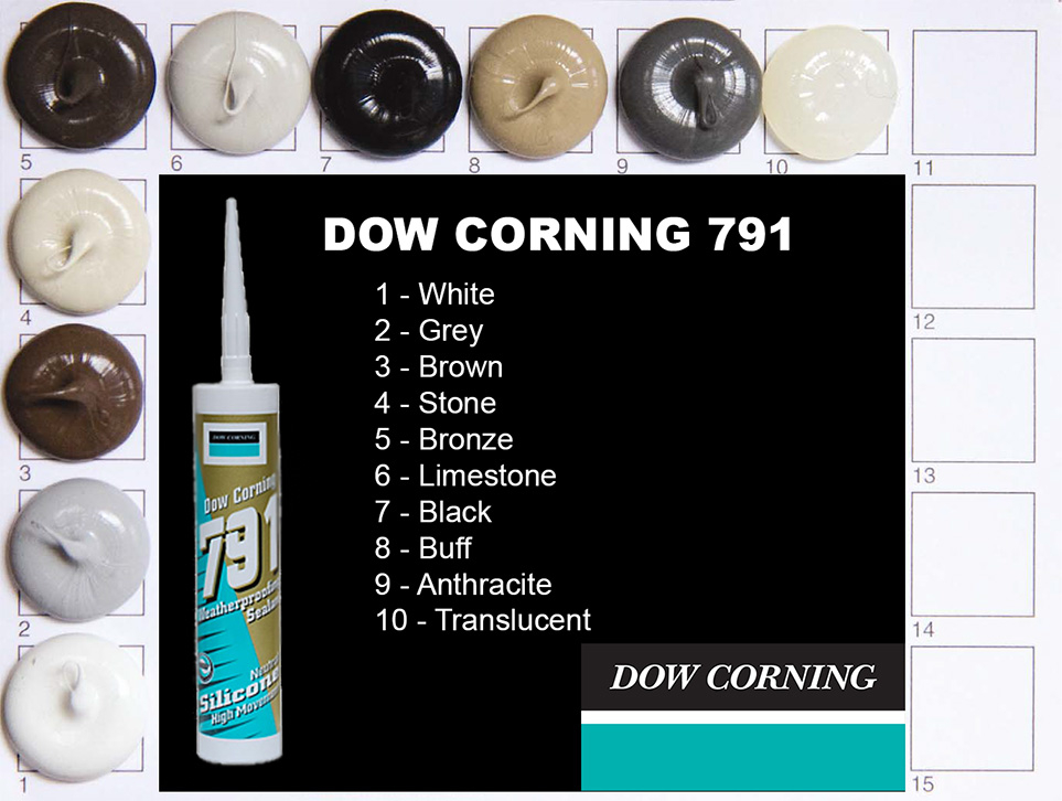 Dow Corning 791 Colours