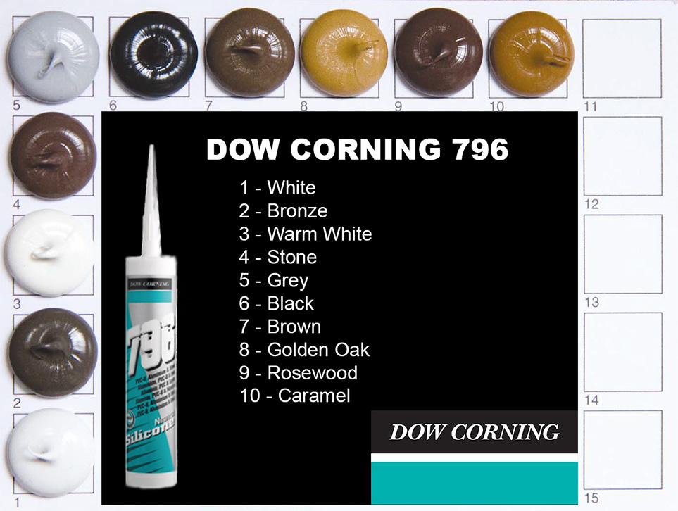 Dow Corning 796 Colours