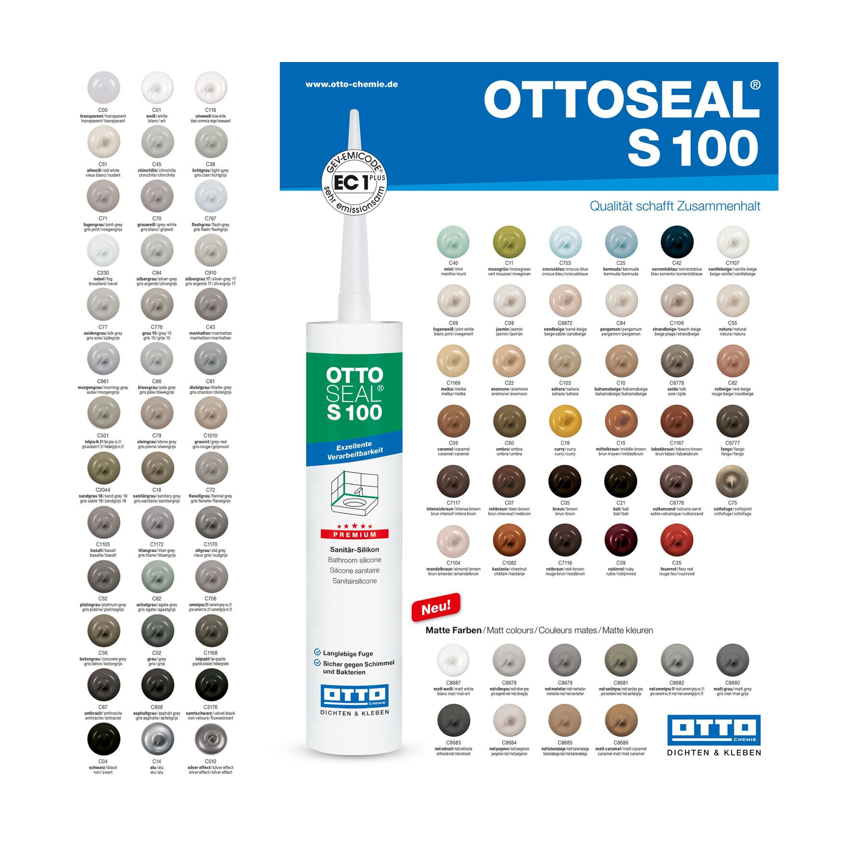Otto-Chemie OTTOSEAL S100 Colours