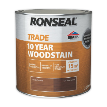 Ronseal Trade 10 Year Woodstain 2.5 Litre