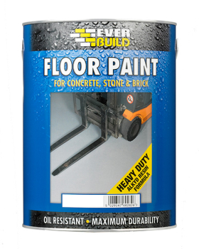 Everbuild Floor Paint For Concrete, Stone & Brick 5L