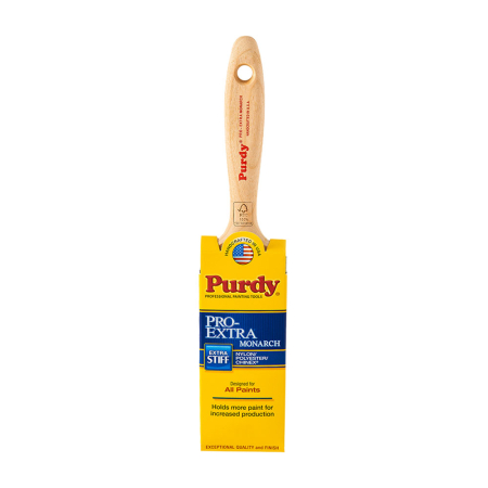 Purdy Pro Extra Monarch Stiff Bristle Synthetic Paint Brushes 1",1.5