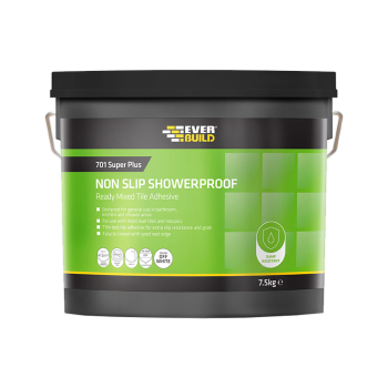 Everbuild 701 Non Slip Showerproof Tile Adhesive Everbuild 701 Non Slip Showerproof Tile Adhesive