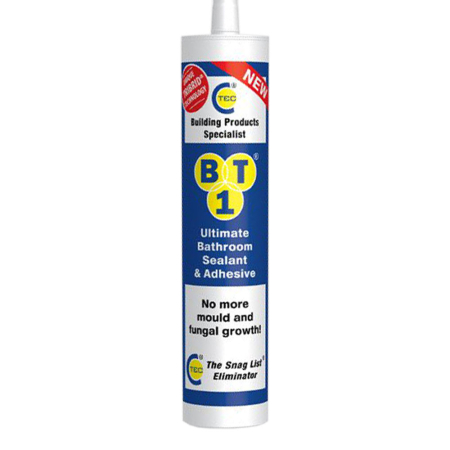 C-TEC BT1 Ultimate Bathroom Sealant & Adhesive White C-TEC BT1 Ultimate Bathroom Sealant & Adhesive White
