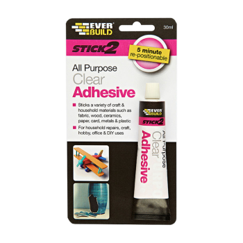 Everbuild Stick 2 All Purpose Clear Adhesive