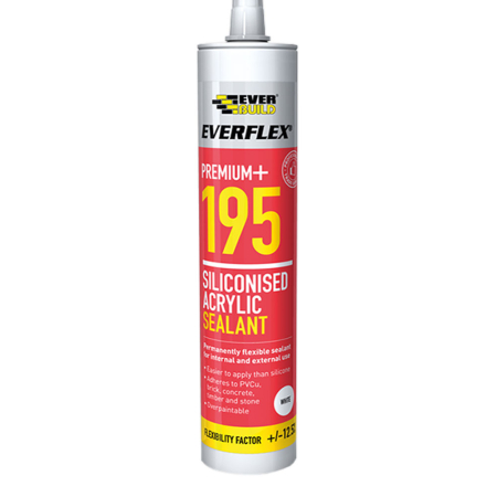 Everbuild Everflex 195 Siliconised Acrylic Sealant Everbuild Everflex 195 Siliconised Acrylic Sealant