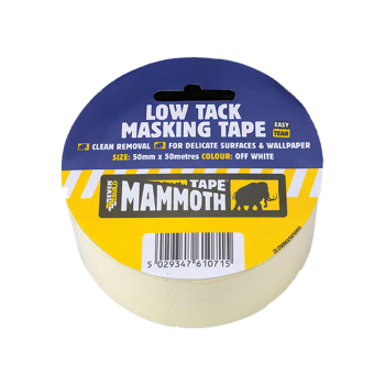 Everbuild Mammoth Low Tack Masking Tape 25mm x 25m