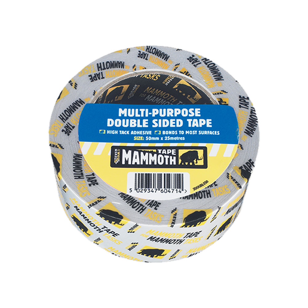 Mammoth double sided tape 25mm x 25m 