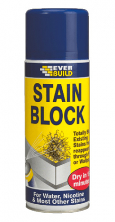 Stain & Water Repellents - Everbuild Stain Block Spray Paint | Sealants ...