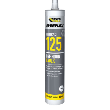 Everbuild Everflex 125 One Hour Caulk White Everbuild Everflex 125 One Hour Caulk White