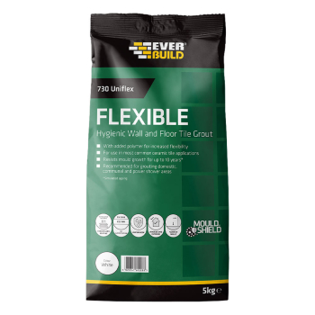 Everbuild 730 Flexible Hygenic Wall & Floor Tile Grout Grey