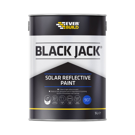 Everbuild Black Jack 907 Solar Reflective Paint Everbuild Black Jack 907 Solar Reflective Paint