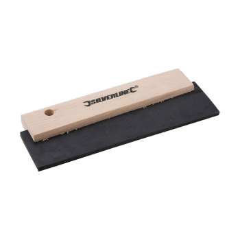 Silverline Tools Rubber Squeegee Wooden Handle