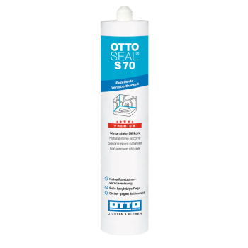 OTTO-CHEMIE OTTOSEAL S70 Premium Natural Stone Sealant Joint Grey Struct. C110