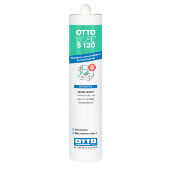 OTTO-CHEMIE OTTOSEAL S130 Environmentally Friendly Bathroom Silicone Snow White C116