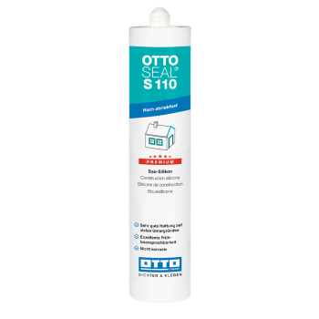 OTTO-CHEMIE OTTOSEAL S110 Premium Construction Silicone Transparent Grey C284