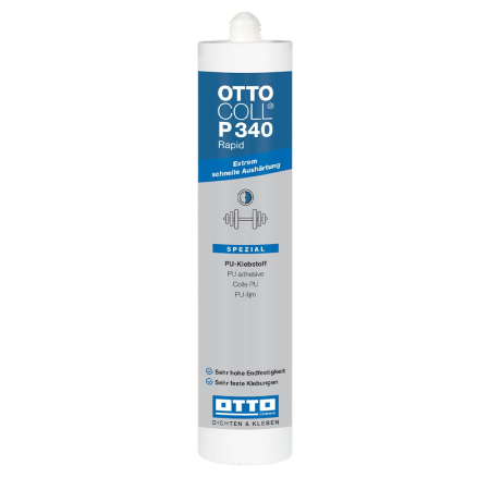 OTTO-CHEMIE OTTOCOLL P340 Rapid PU Adhesive Beige C1038 OTTO-CHEMIE OTTOCOLL P340 Rapid PU Adhesive Beige C1038