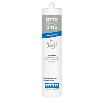 OTTO-CHEMIE OTTOSEAL S115 Construction Silicone Sanitary Grey C18