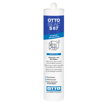 OTTO-CHEMIE OTTOSEAL S67 Low Odour Clean Room Silicone White RAL 9010