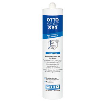 OTTO-CHEMIE OTTOSEAL S69 Clean Room & Ventilation System Silicone RAL 9010